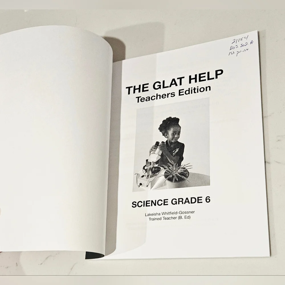 BOGO The G.L.A.T. Help Science Grade 6 Teachers Edition